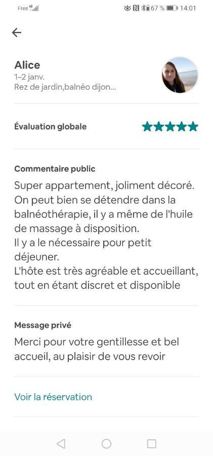 Romantisme Et Glamour 2 Avec Spa , Clim Et Jardin Dijon Exterior photo